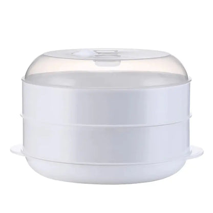 Microwave Rice Steamer Container with Multi-Layer Design
